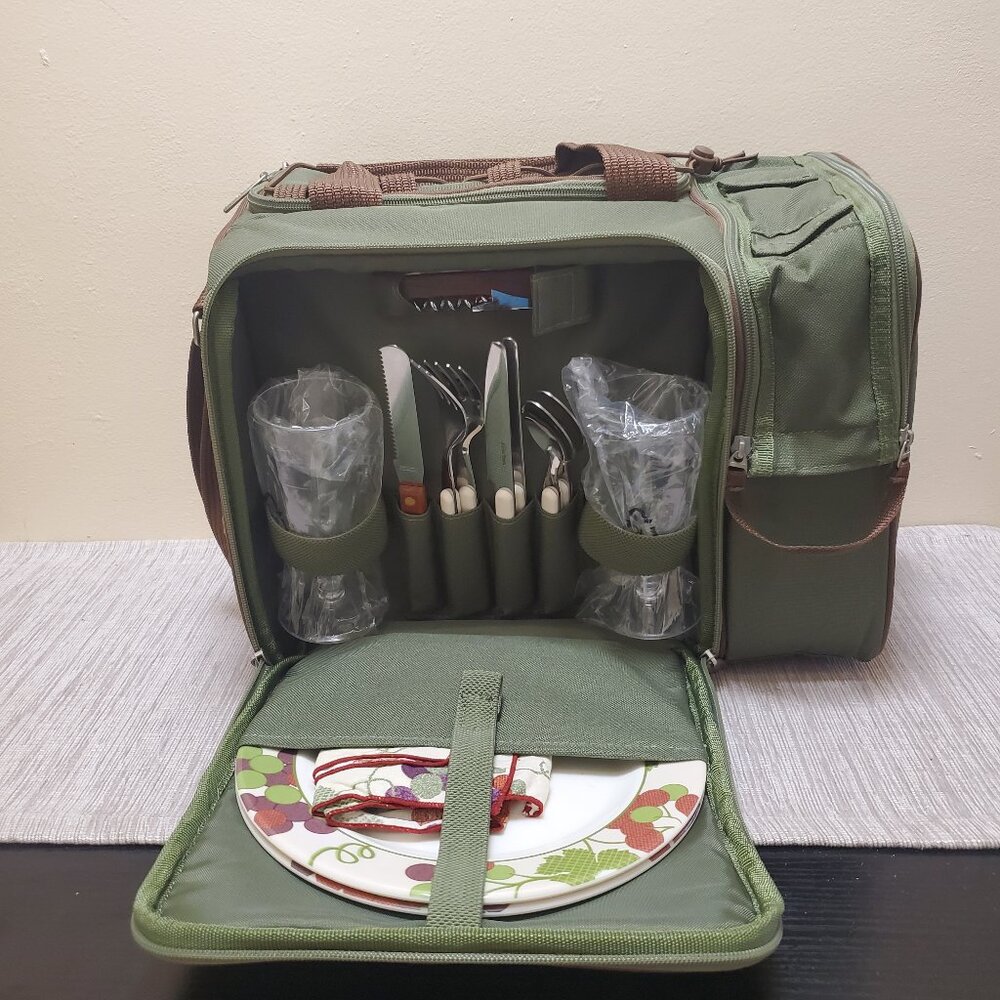 PICNIC TIME INSULATED PICNIC TOTE